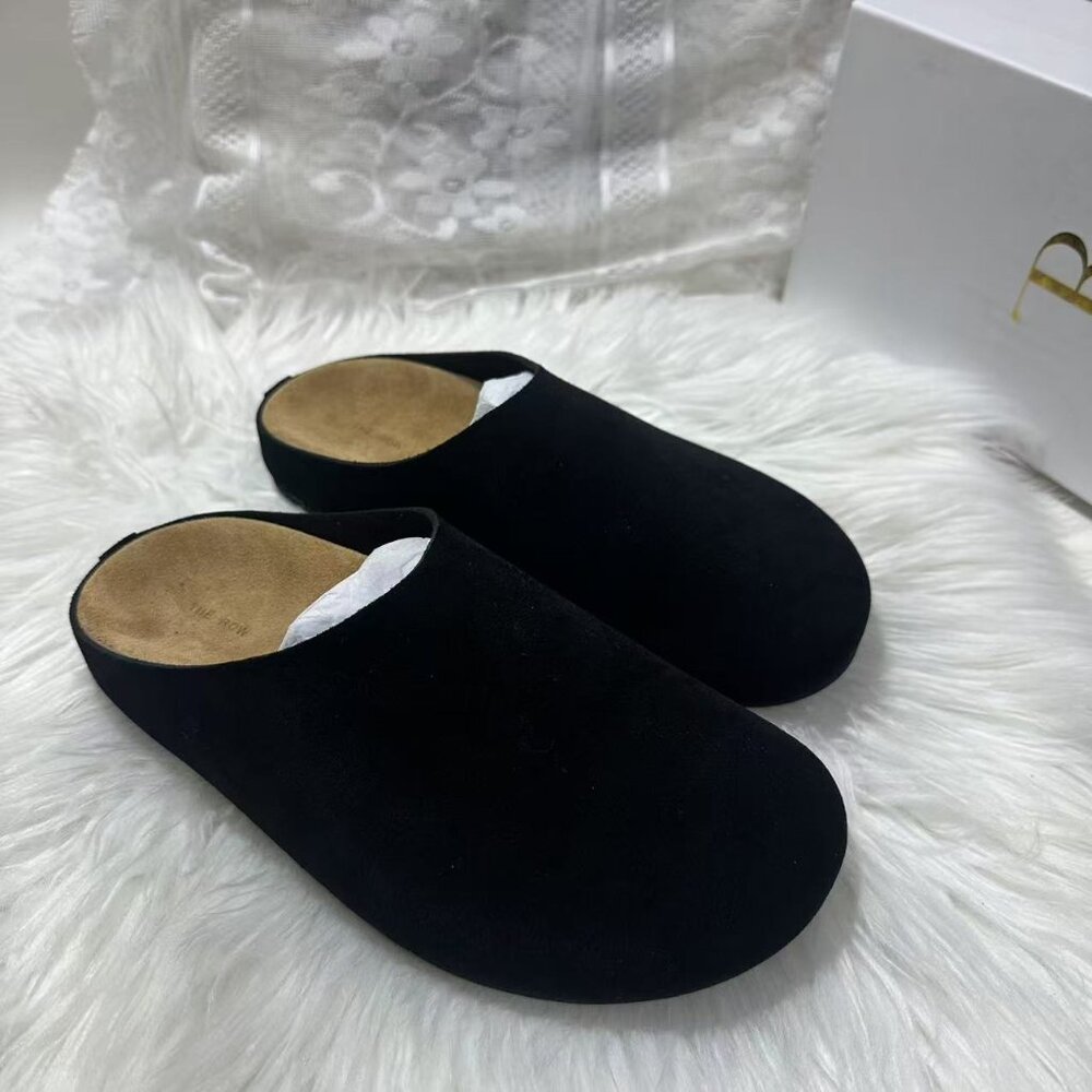 THE Row Hugo Slide Sandals ID:F1484L25ASH